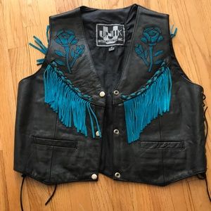 Women’s Vintage leather vest